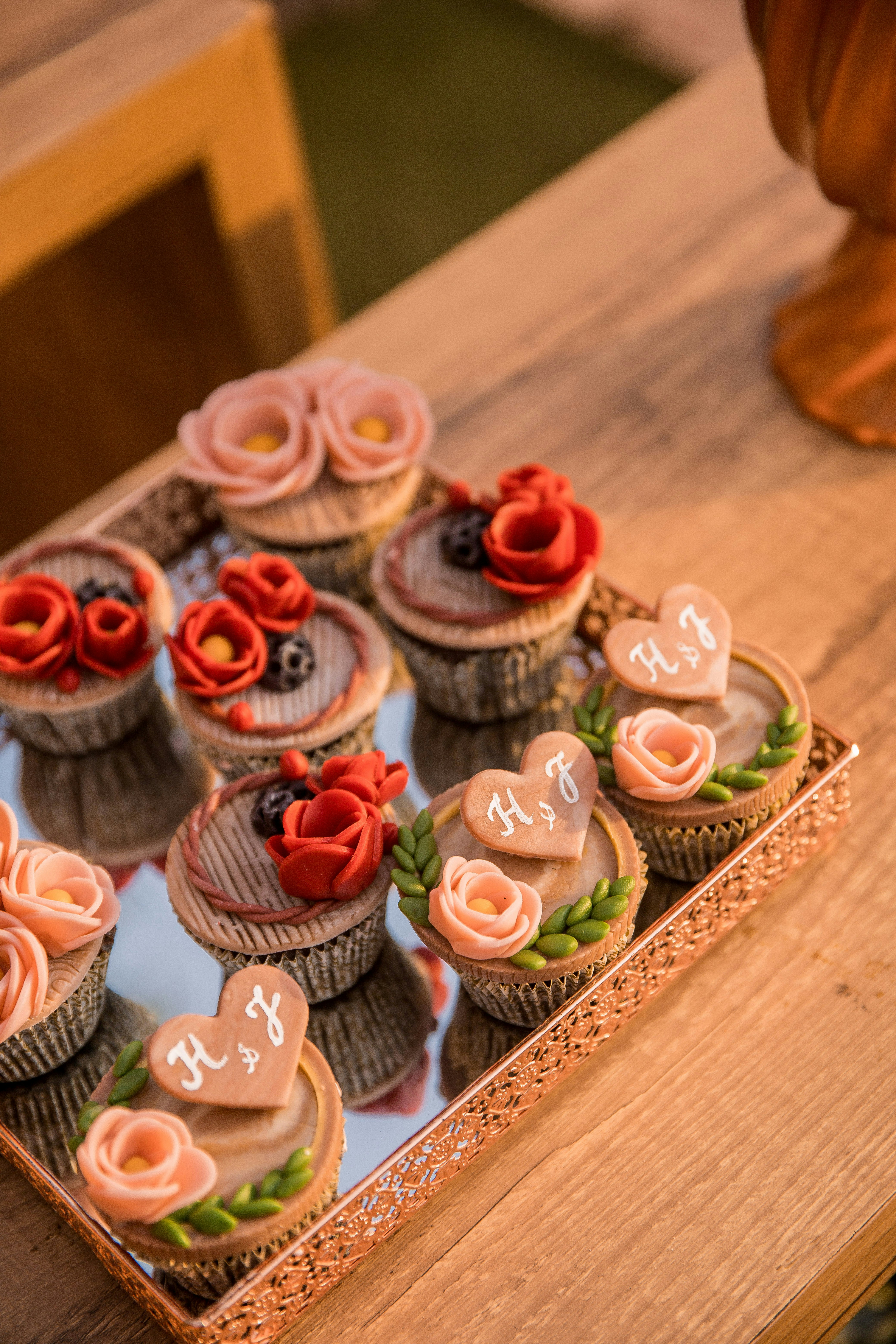 Rose Petal Cupcakes